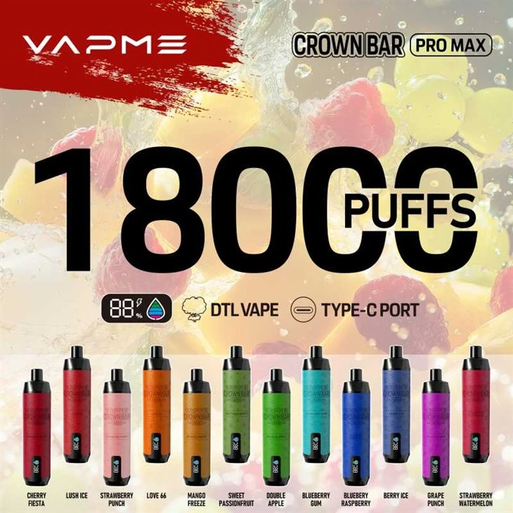 CROWN BAR 18000 PRO MAX Disposable Vape