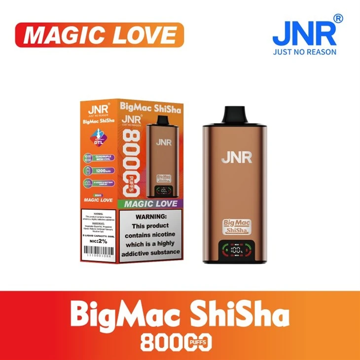 JNR Big Mac Shisha 80000 Puffs