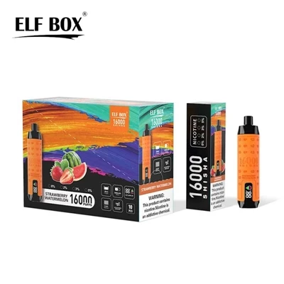 Cynnyrch Newydd: BLWCH ELF SHISHA 16000 Sigaréts Electronig tafladwy