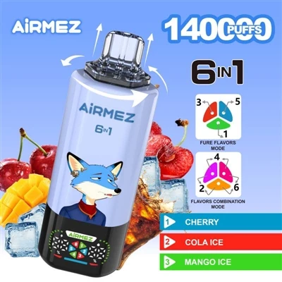 Airmez 6-yn-1 140000: Ailddiffinio Perfformiad A Phrofiad E-sigaréts tafladwy