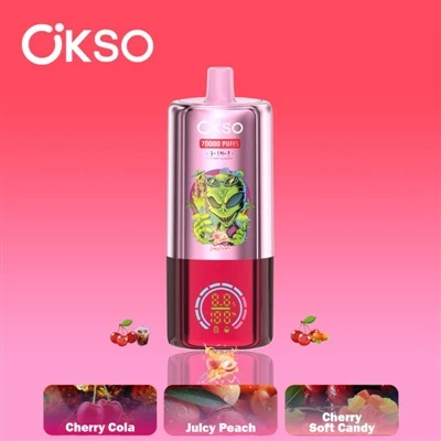 OKSO 3IN1 70000 PUFF: Y Sigarét E{-Tafladwy Flaenllaw Wedi'i Gynllunio ar gyf...