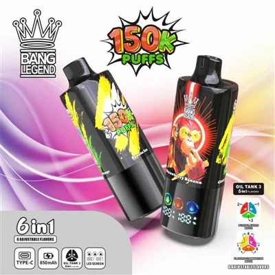 CHWEDL BANG 150K PUFFS VAPE — Meincnod Newydd ar gyfer E-sigaréts tafladwy Uc...