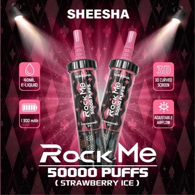 RockMe SHISHA 50000 VAPE Mewn-Dadansoddiad Dyfnder: Pan fydd sigaréts E-Tafla...