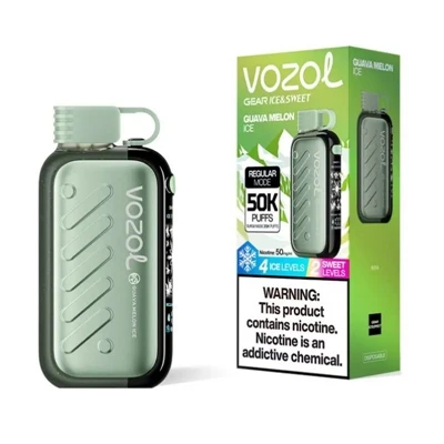 Vozol Gear Ice&Sweet 50000: Ail-lunio'r Profiad E-sigaréts tafladwy Uchel.