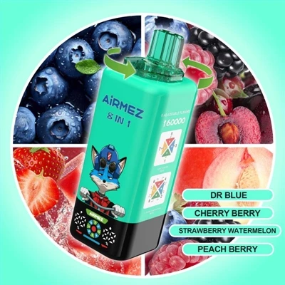 Airmez 8IN1 160K: Dewis Ymarferol ar gyfer Sigaréts Electronig tafladwy Cyfai...