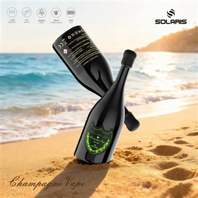 SOLARIS Champagne 30000 Puffs 30K E-sigarét: When High Puff Count Yn Cwrdd ag...