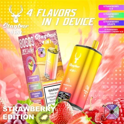 Argymhelliad Sianel Gyfanwerthu Hotsellvape: Stag Bar 4in1 80000 Puffs - Dada...