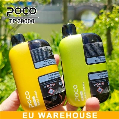 POCO TP20000: Opsiwn E-sigarét tafladwy sy'n ymgorffori cynaliadwyedd tymor hir.