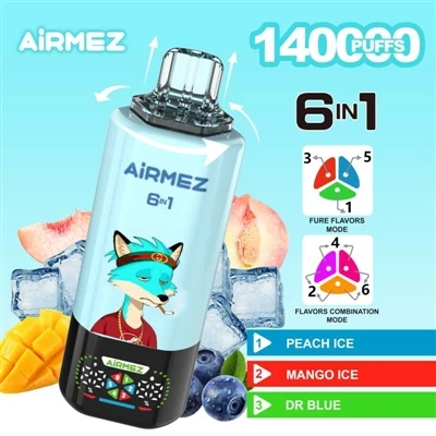 Airmez Fox 140K: Creadigaeth Arloesol Sy'n Ail-lunio'r Profiad E-sigarét tafl...