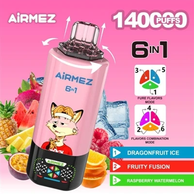 Airmez Fox 140000: Defnyddio mewn Cyfnod Newydd o Vape tafladwy
