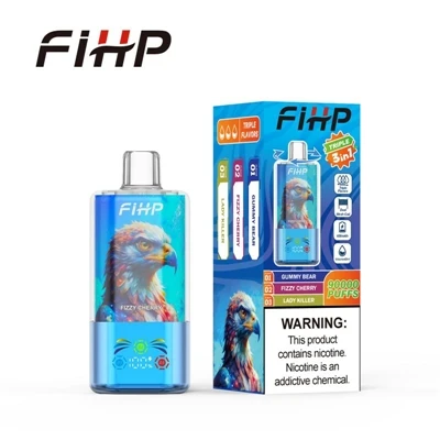 FIHP 90000 Triphlyg 3in1: Mwynhewch Brofiad Anweddu Bodlon Gyda Thri Blas Gwa...