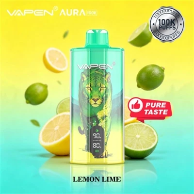 VAPEN AURA 100K PUFFS — Y Dyfais Anweddu Hirhoedlog Ar gyfer Vapers Ifanc