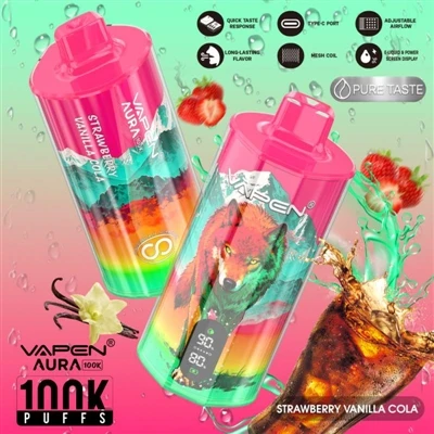 PUFFS 100K VAPEN AURA - Y Teclyn Gorau i Bobl Ifanc