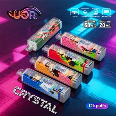 UOR CRYSTAL 12K: Profiad Proffesiynol mewn Vape tafladwy