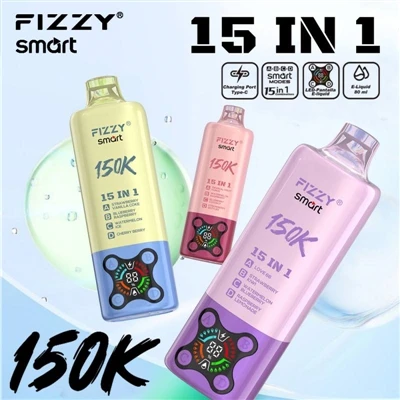 FIZZY SMART 15 MEWN 1 150K: Un Sigarét, 15 Math o Hapusrwydd