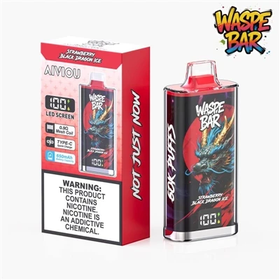 Waspe Bar 60K Pwff Vape: Pan Fyddwch Chi'n Dechrau Ddim Eisiau Amnewid Eich O...