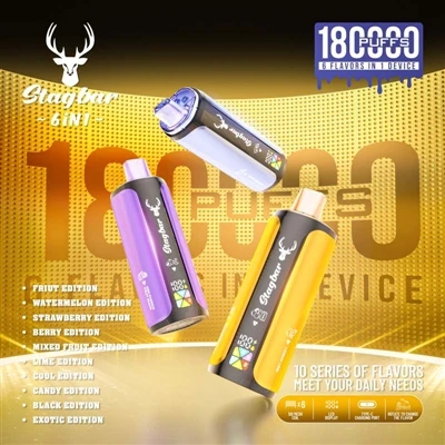 Bar Stag 6in1 180K: Un Dyfais, Chwe Ffordd o Fyw