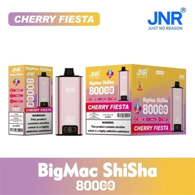 JNR Big Mac Shisha 80000: Ailddiffinio'r Profiad Anwedd Tafladwy Uchel-