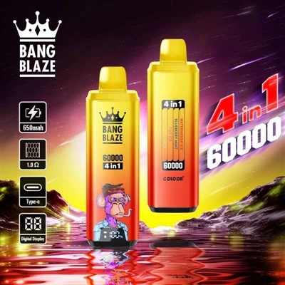 Bang Blaze 60000 Puffs 4 mewn 1 vape blas