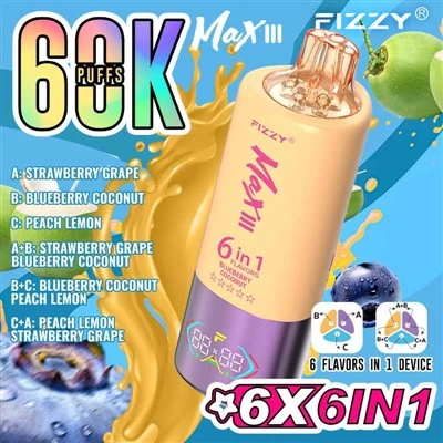 Fizzy max iii 60k 6 mewn 1