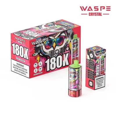 Waspe Crystal 8 mewn 1 180000 Puffs