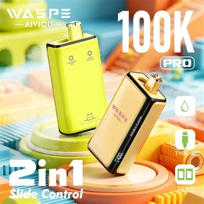 Waspe Blas Dwbl 100K Pro 2 mewn 1