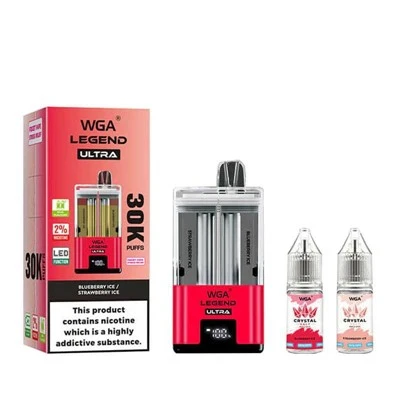 Chwedl WGA Ultra 30000 Puffs Blas Deuol Vape